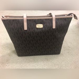 michael kors brown tote bag